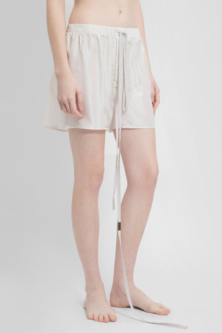 ANN DEMEULEMEESTER WOMAN WHITE SHORTS