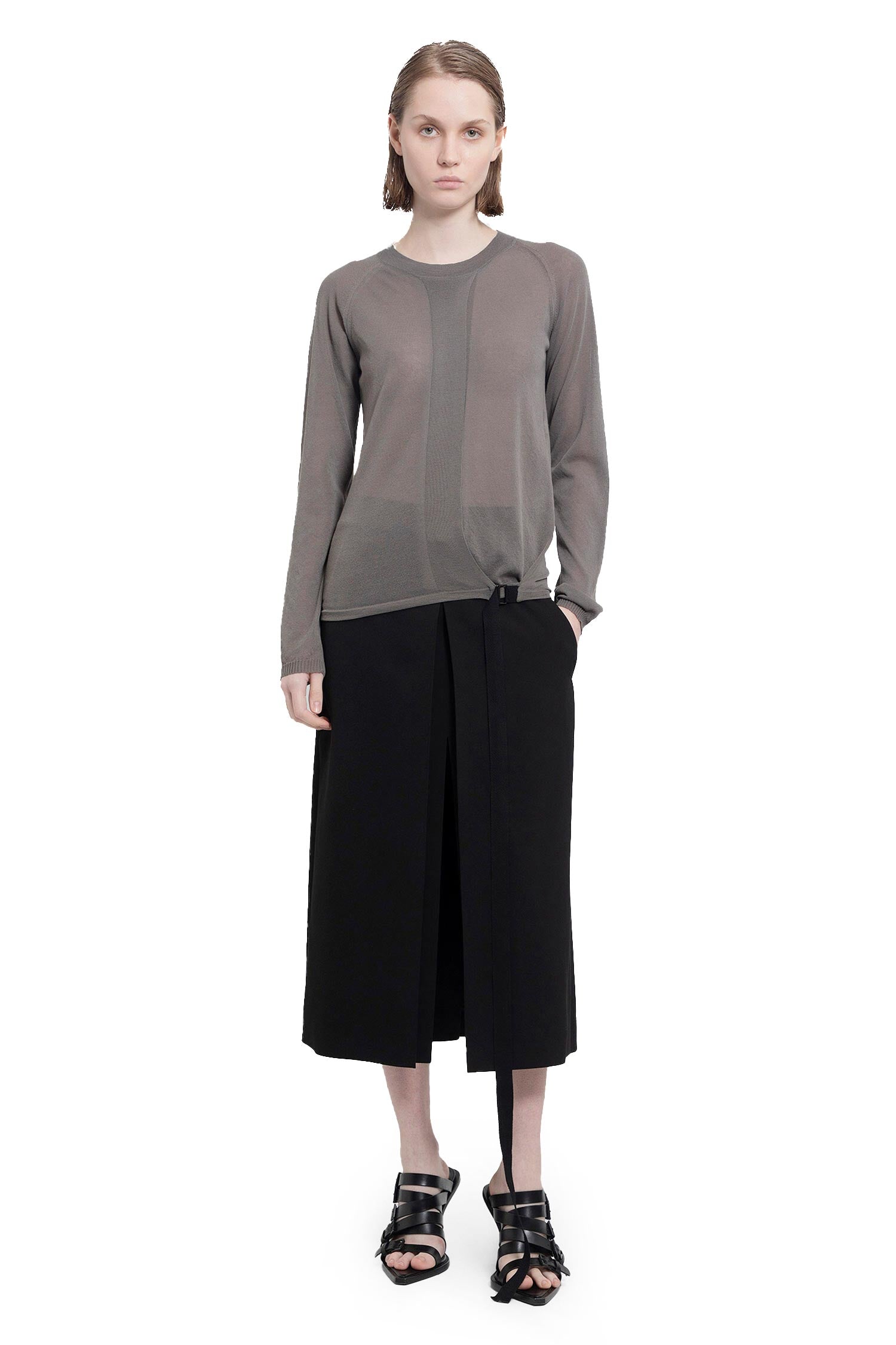 ANN DEMEULEMEESTER Jena Midi Skirt woman