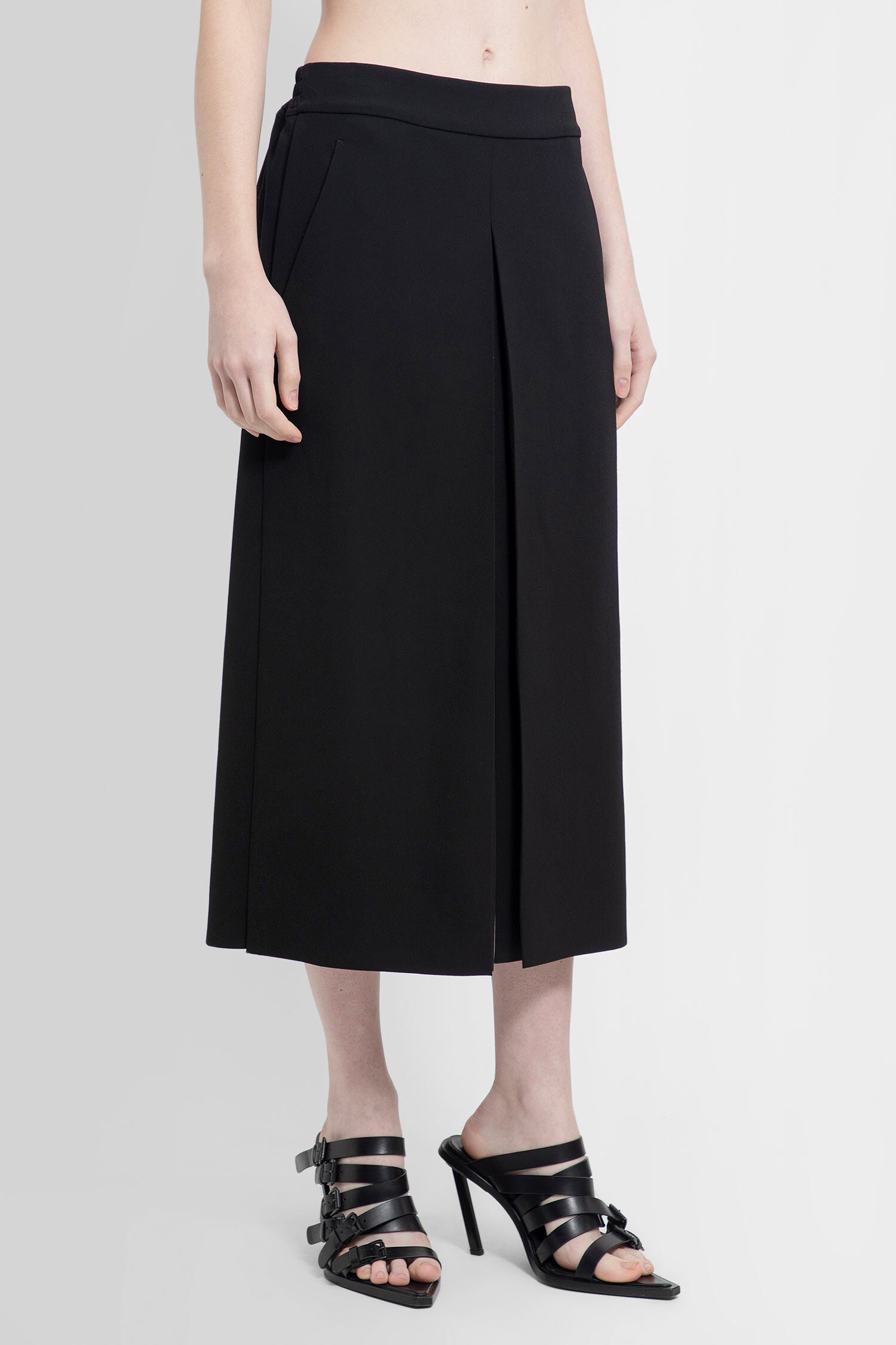 ANN DEMEULEMEESTER WOMAN BLACK SKIRTS