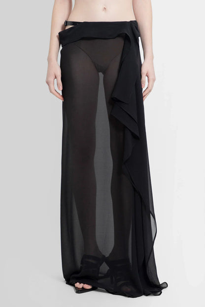 Antonioli ANN DEMEULEMEESTER WOMAN BLACK SKIRTS