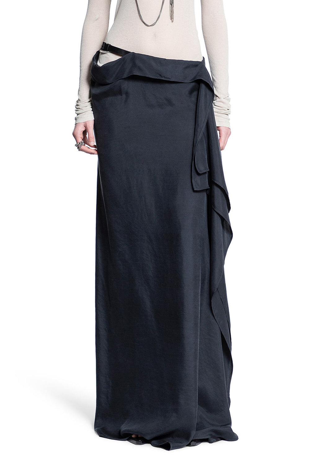 ANN DEMEULEMEESTER WOMAN BLACK SKIRTS