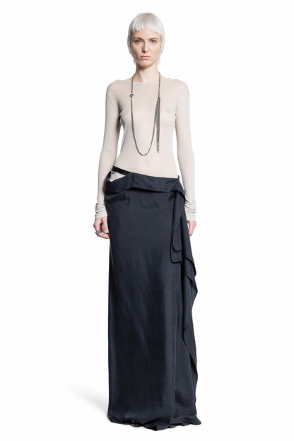 ANN DEMEULEMEESTER WOMAN BLACK SKIRTS