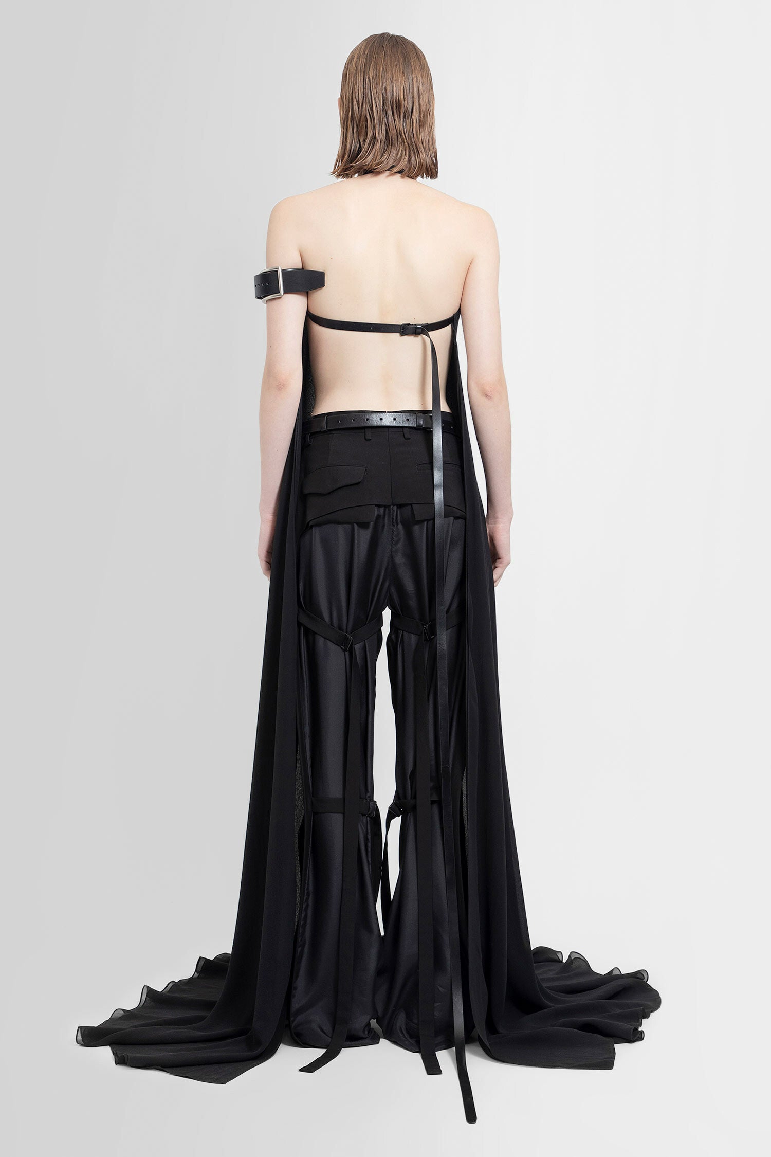 ANN DEMEULEMEESTER WOMAN BLACK TOPS