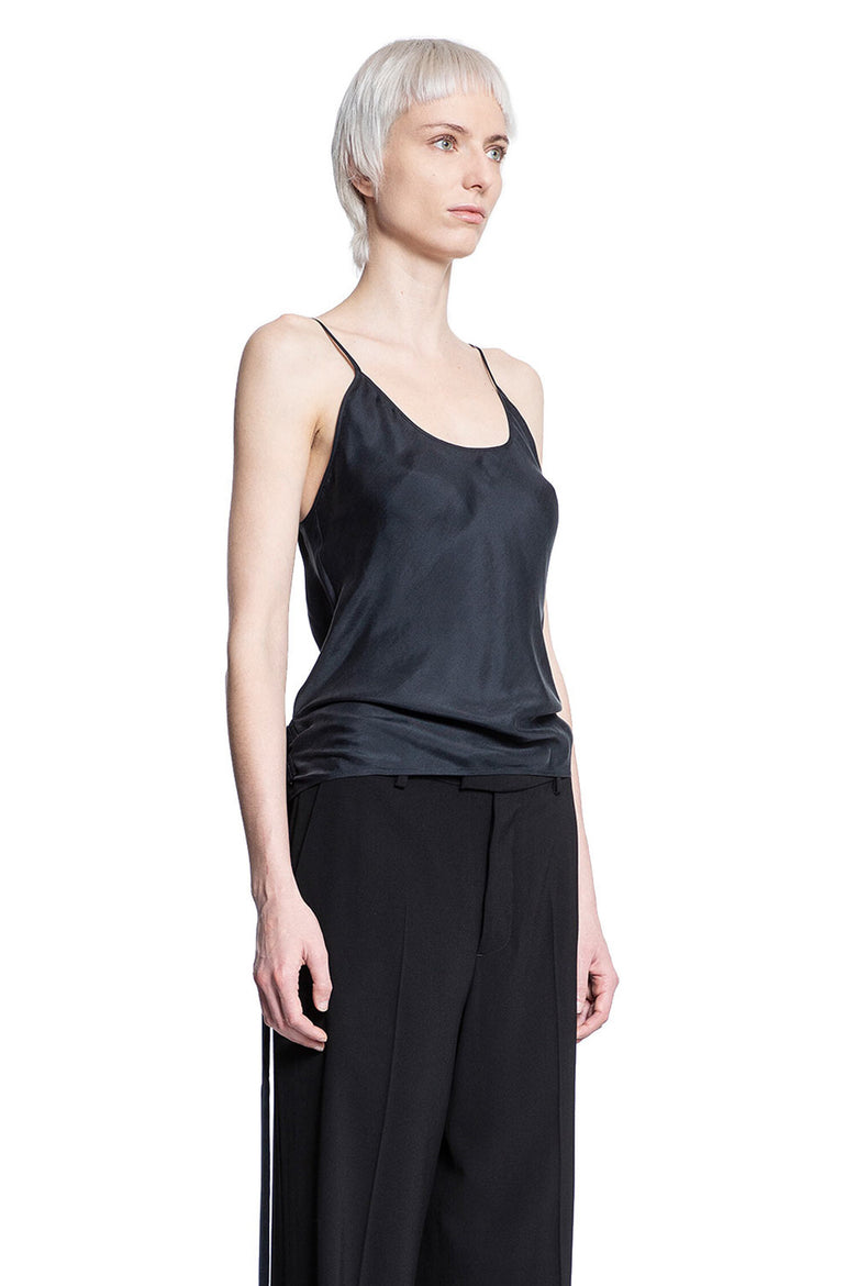 ANN DEMEULEMEESTER WOMAN BLACK TOPS