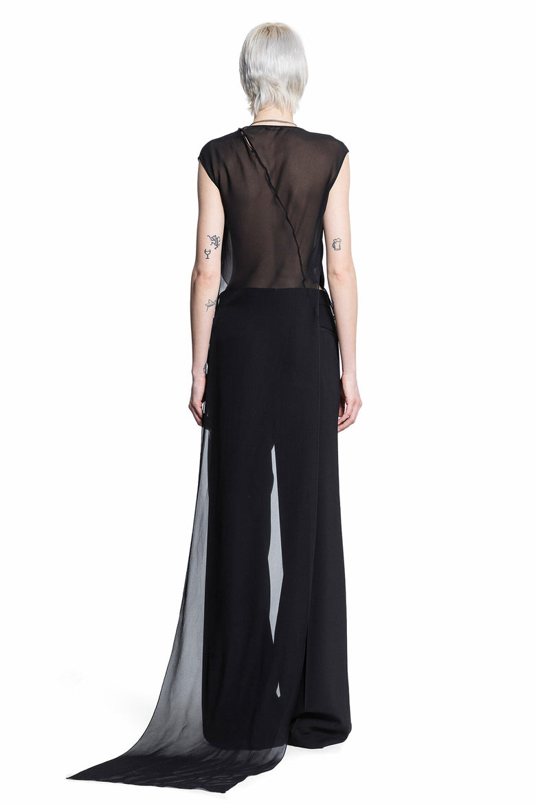 ANN DEMEULEMEESTER WOMAN BLACK TOPS