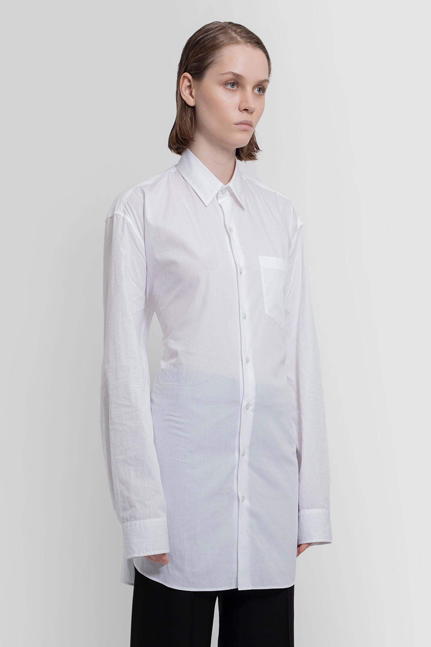 ANN DEMEULEMEESTER WOMAN WHITE SHIRTS - ANN DEMEULEMEESTER ...