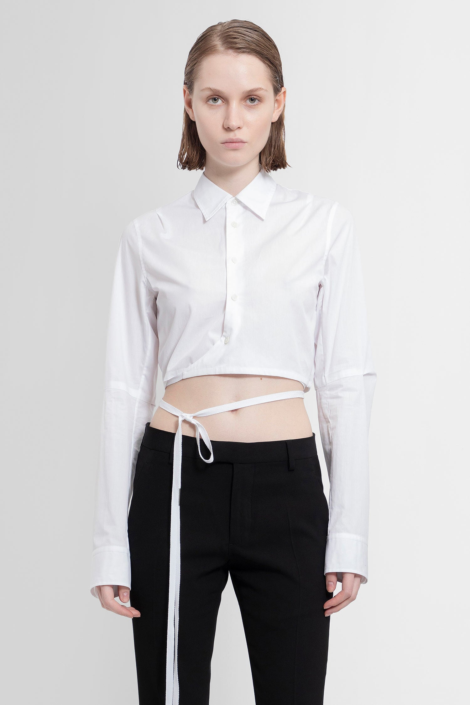 ANN DEMEULEMEESTER WOMAN WHITE SHIRTS