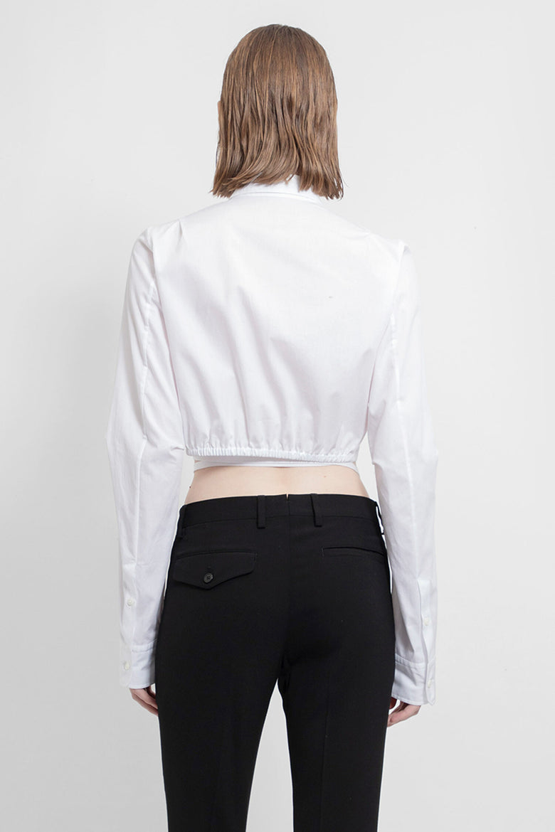 ANN DEMEULEMEESTER WOMAN WHITE SHIRTS