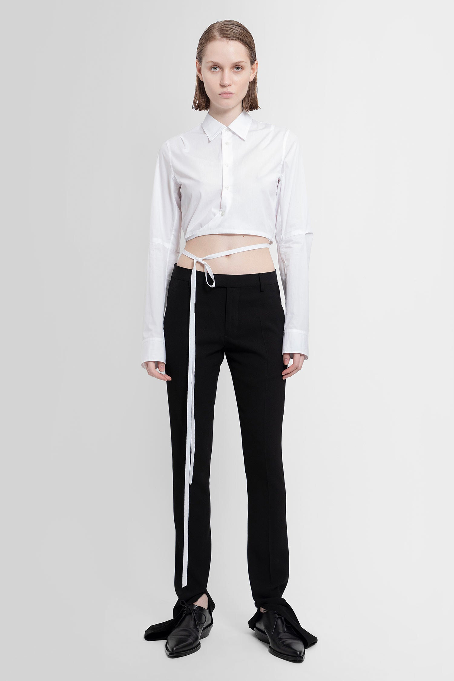 ANN DEMEULEMEESTER WOMAN WHITE SHIRTS