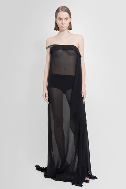 Antonioli ANN DEMEULEMEESTER WOMAN BLACK DRESSES