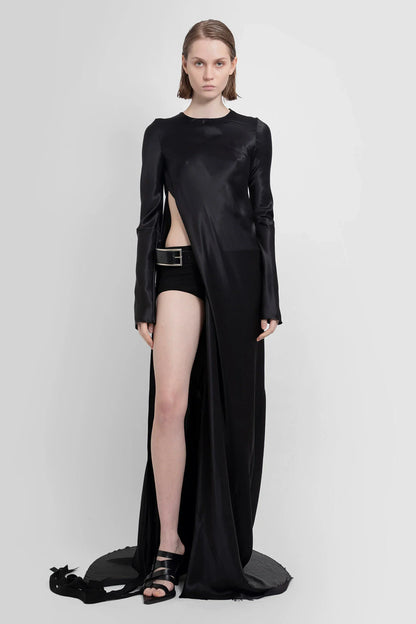 ANN DEMEULEMEESTER WOMAN BLACK DRESSES