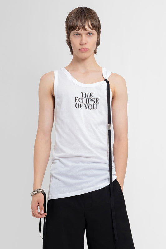 ANN DEMEULEMEESTER MAN WHITE T-SHIRTS & TANK TOPS