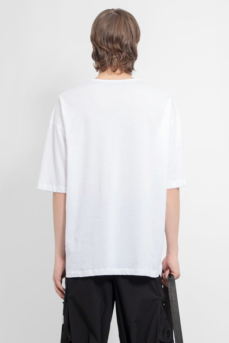 ANN DEMEULEMEESTER MAN WHITE T-SHIRTS & TANK TOPS