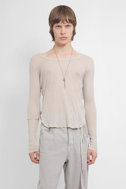 Antonioli ANN DEMEULEMEESTER MAN BEIGE T-SHIRTS & TANK TOPS