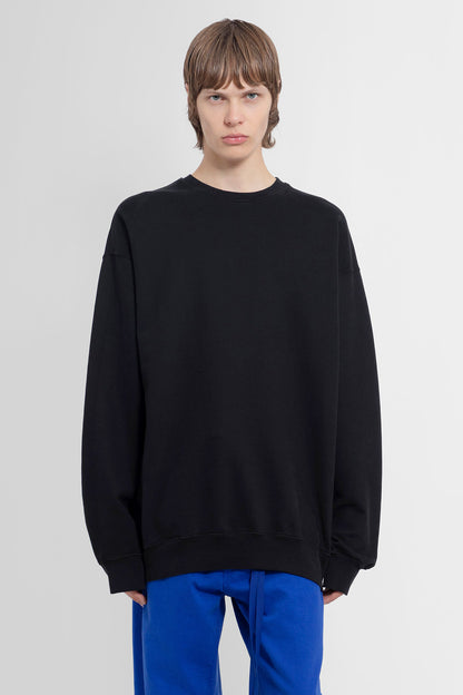 ANN DEMEULEMEESTER MAN BLACK SWEATSHIRTS