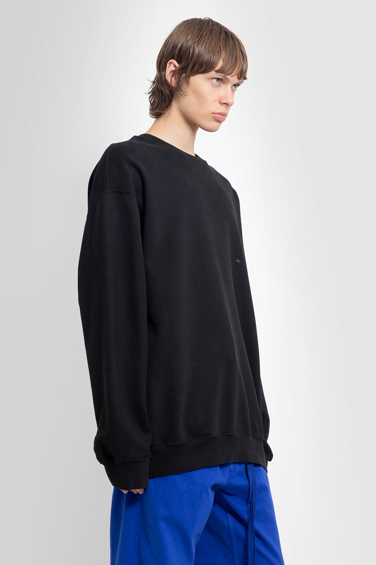 ANN DEMEULEMEESTER MAN BLACK SWEATSHIRTS