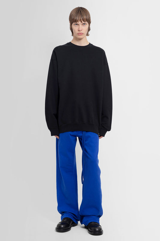 ANN DEMEULEMEESTER MAN BLACK SWEATSHIRTS