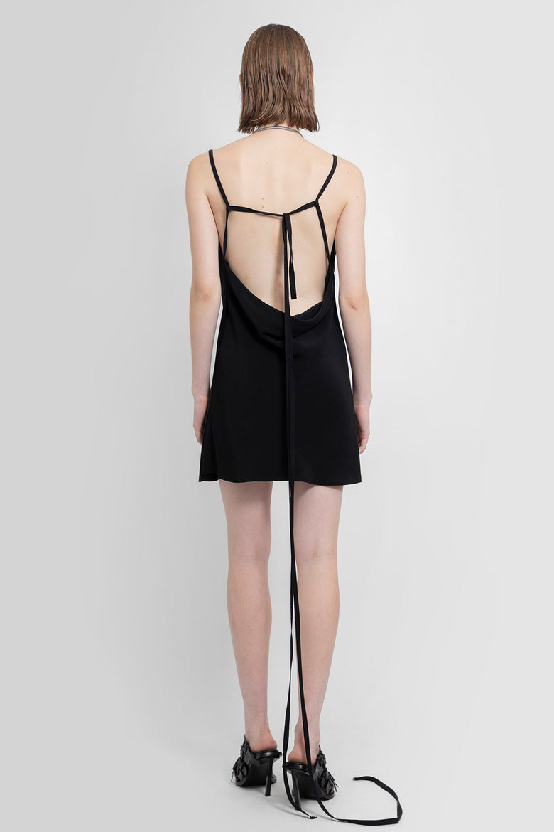 ANN DEMEULEMEESTER WOMAN BLACK DRESSES