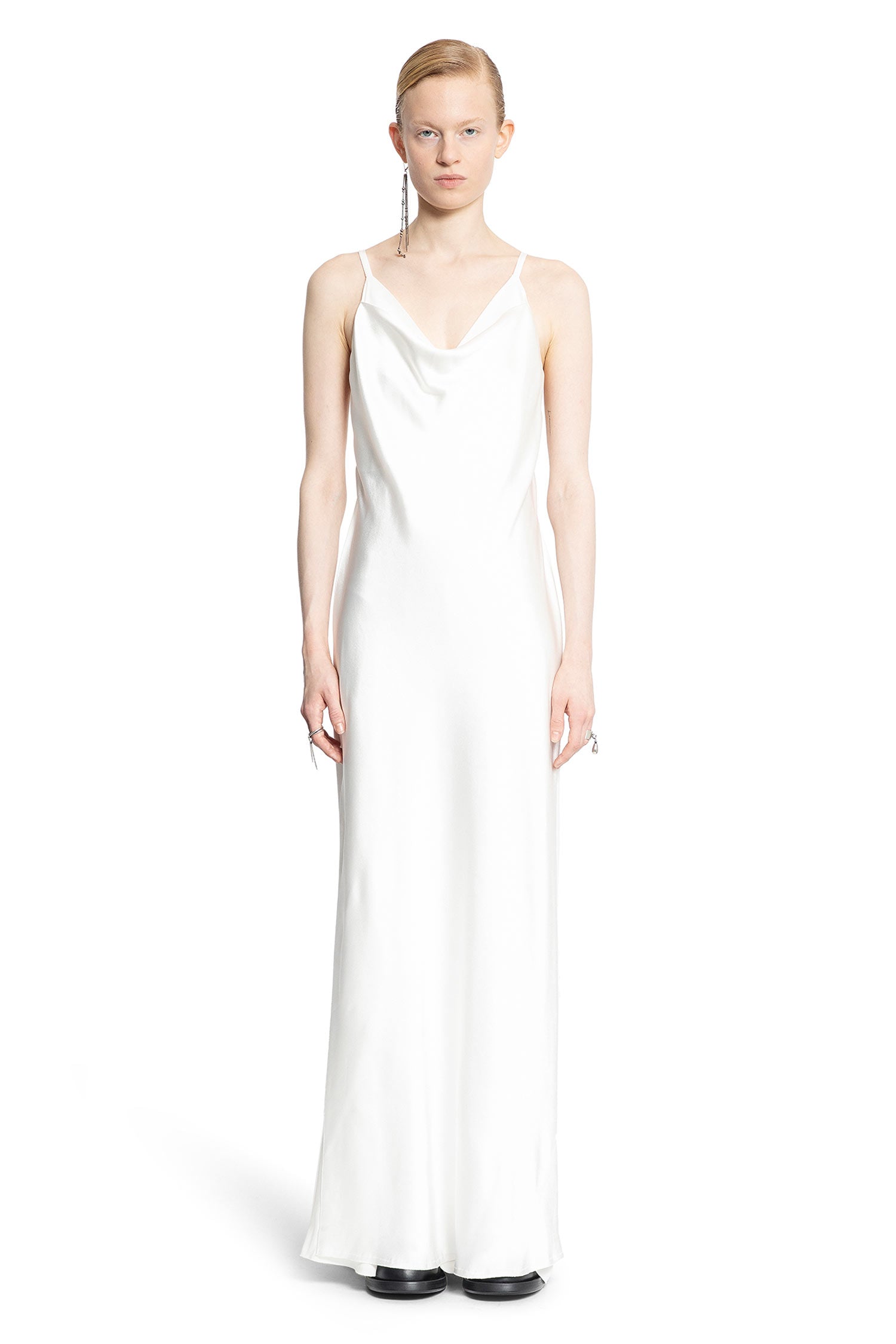 ANN DEMEULEMEESTER WOMAN WHITE DRESSES