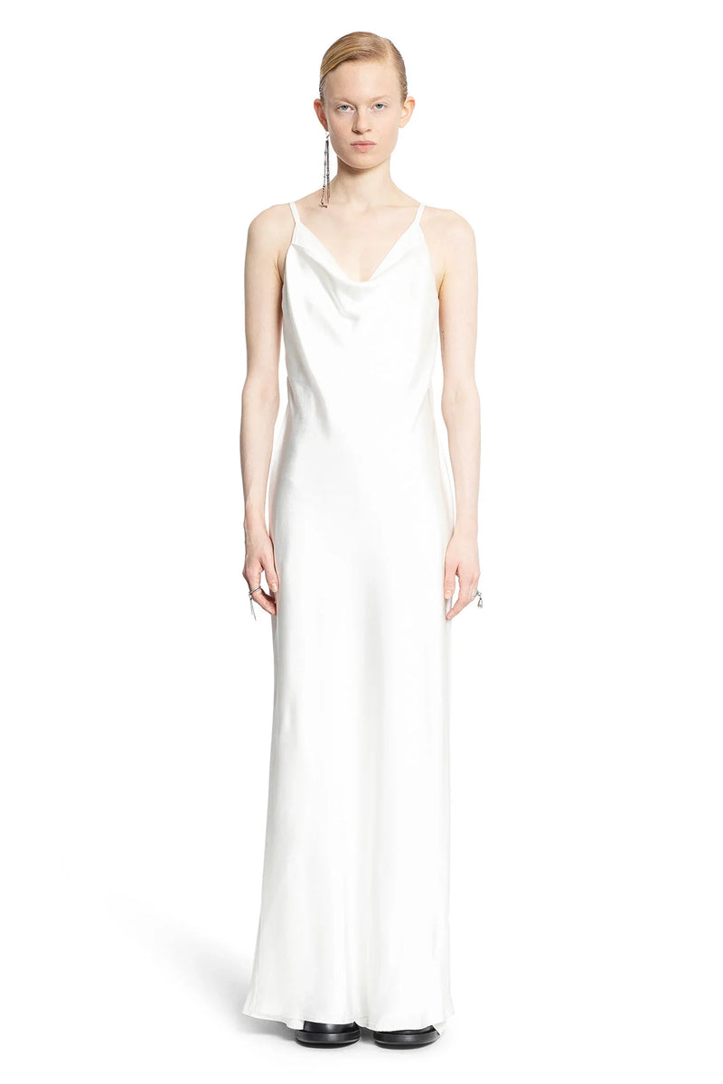 Nura long slip dress with front panel - Antonioli.eu