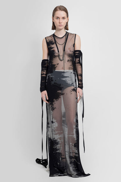 Antonioli ANN DEMEULEMEESTER WOMAN BLACK DRESSES