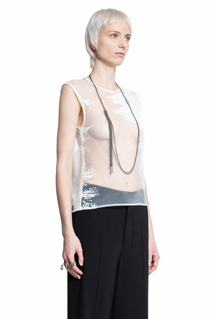 ANN DEMEULEMEESTER WOMAN WHITE TOPS