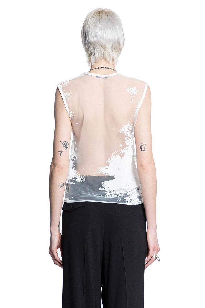 ANN DEMEULEMEESTER WOMAN WHITE TOPS