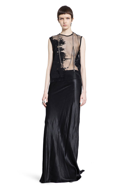 ANN DEMEULEMEESTER WOMAN BLACK TOPS