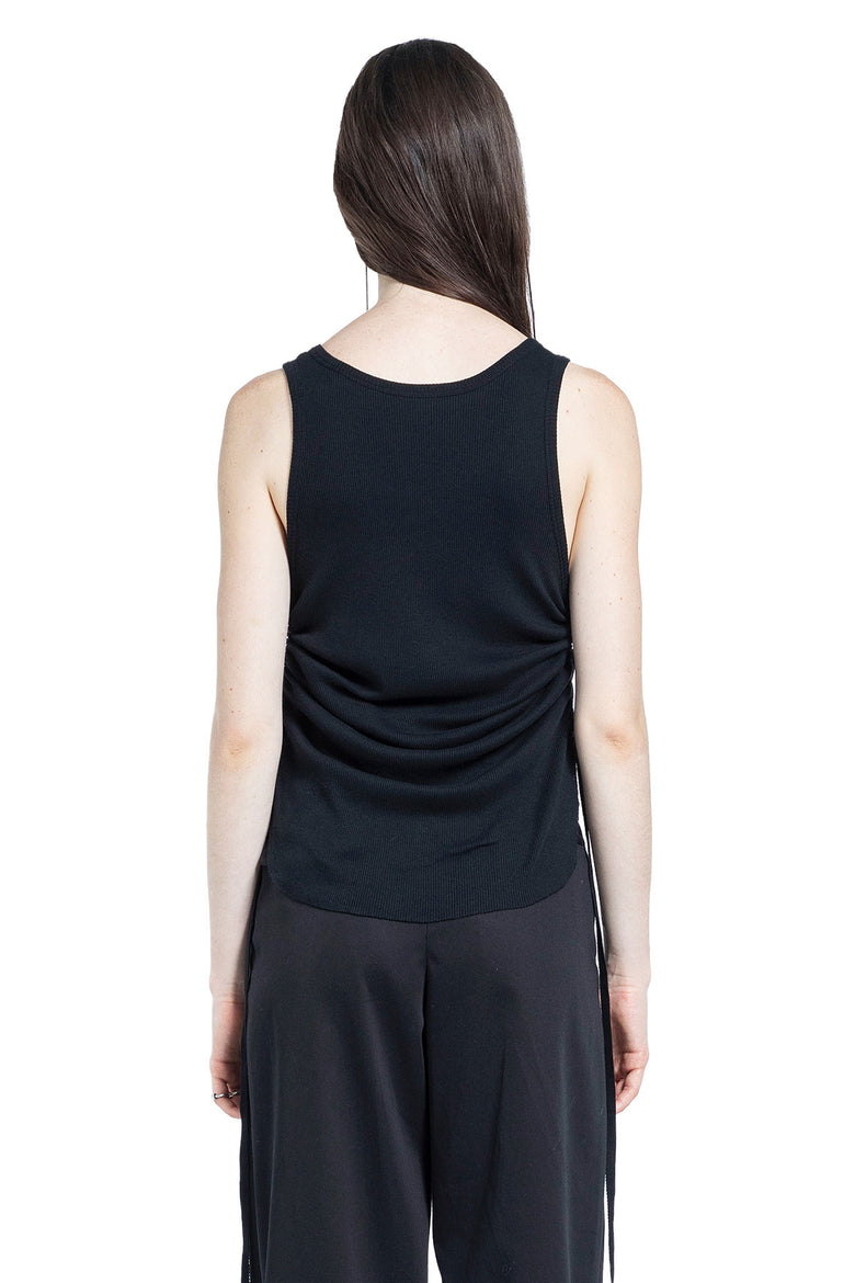 Mara Wrinkled Cropped Tank Top