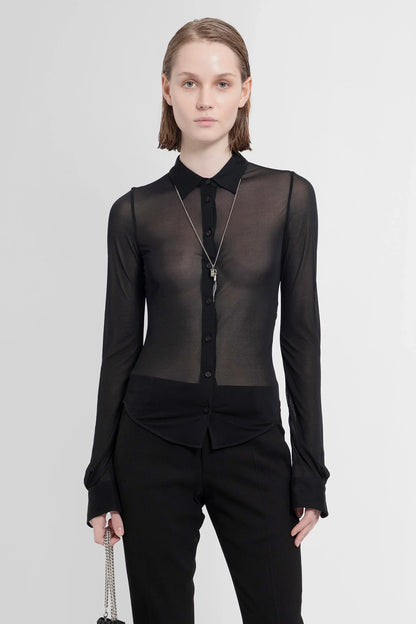 ANN DEMEULEMEESTER WOMAN BLACK SHIRTS