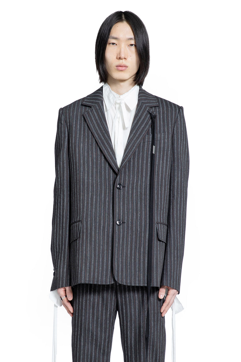 Aksel tailored Blazr in Pistriped visocse