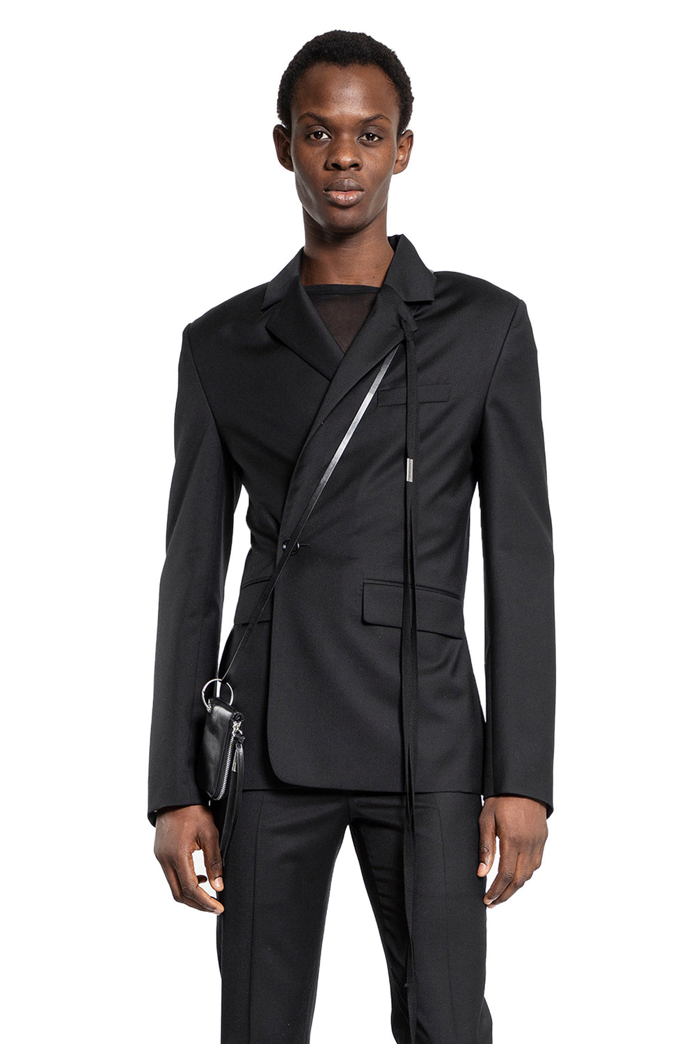 ANN DEMEULEMEESTER MAN BLACK BLAZERS