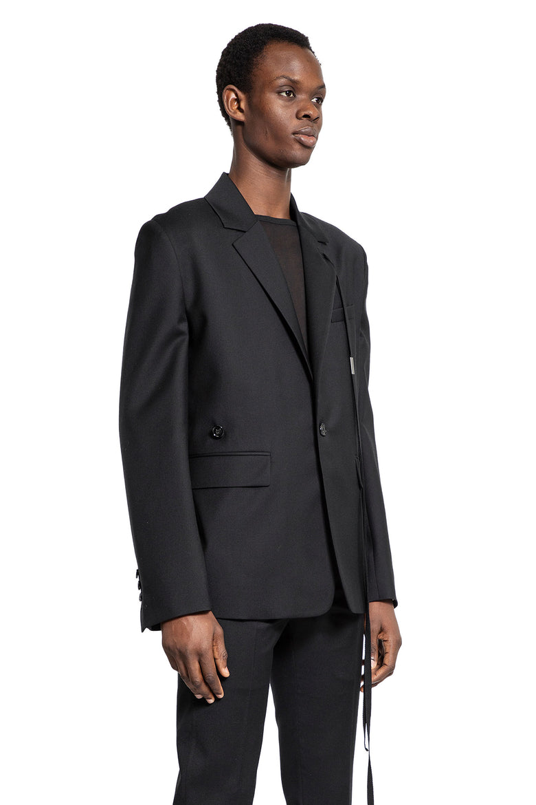 ANN DEMEULEMEESTER MAN BLACK BLAZERS