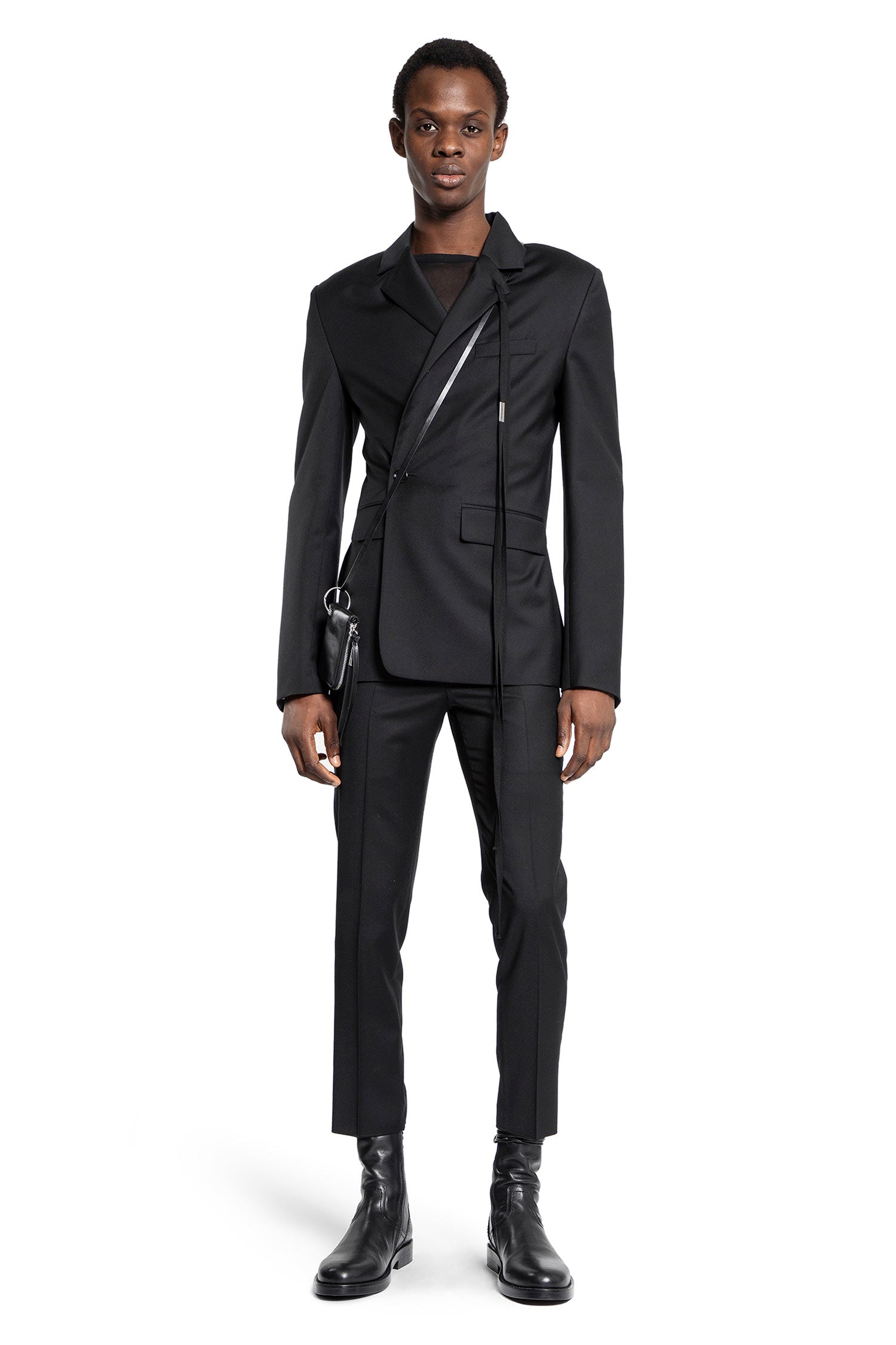 ANN DEMEULEMEESTER MAN BLACK BLAZERS