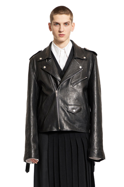 ANN DEMEULEMEESTER MAN BLACK JACKETS