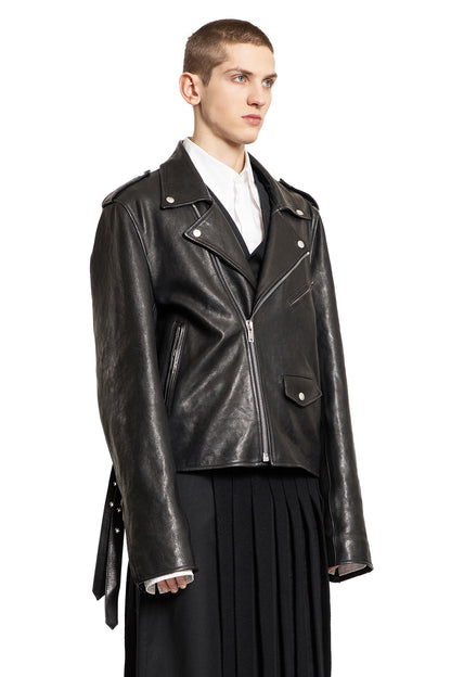 ANN DEMEULEMEESTER MAN BLACK JACKETS