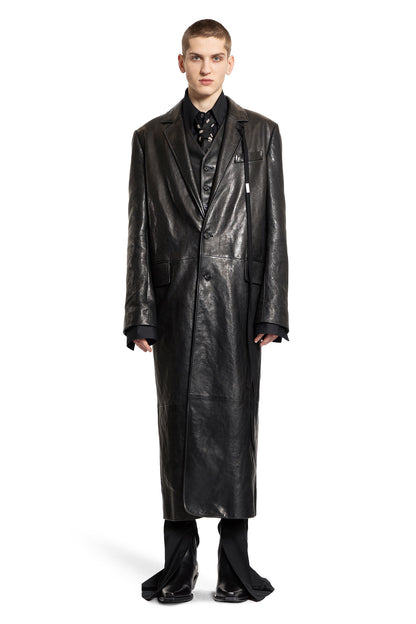 ANN DEMEULEMEESTER MAN BLACK COATS