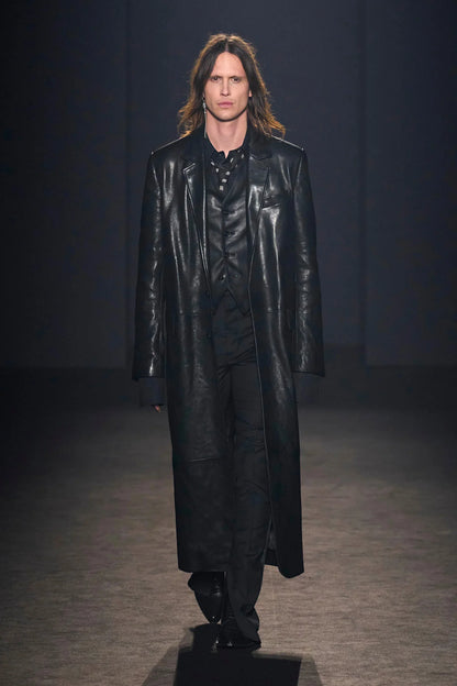 ANN DEMEULEMEESTER MAN BLACK COATS - Antonioli.eu