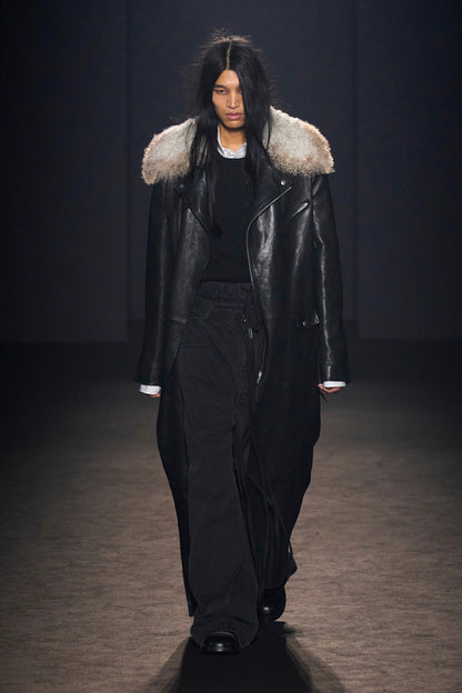 ANN DEMEULEMEESTER MAN BLACK COATS