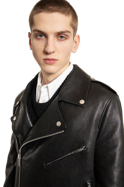 ANN DEMEULEMEESTER MAN BLACK COATS