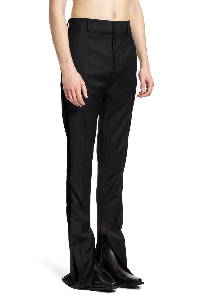 ANN DEMEULEMEESTER MAN BLACK TROUSERS