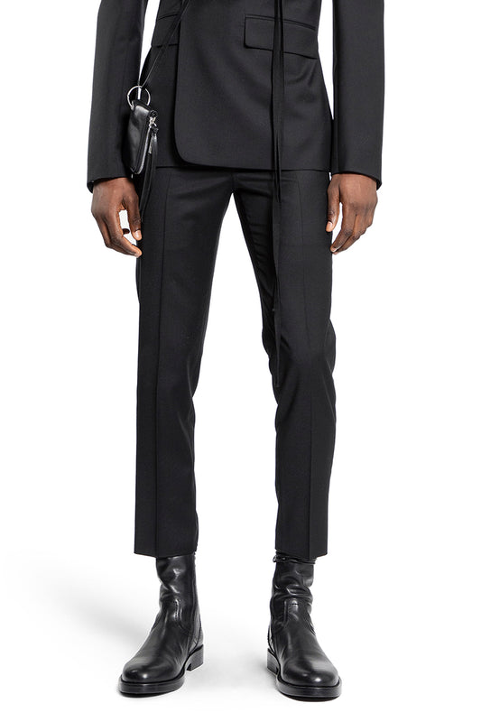 ANN DEMEULEMEESTER MAN BLACK TROUSERS