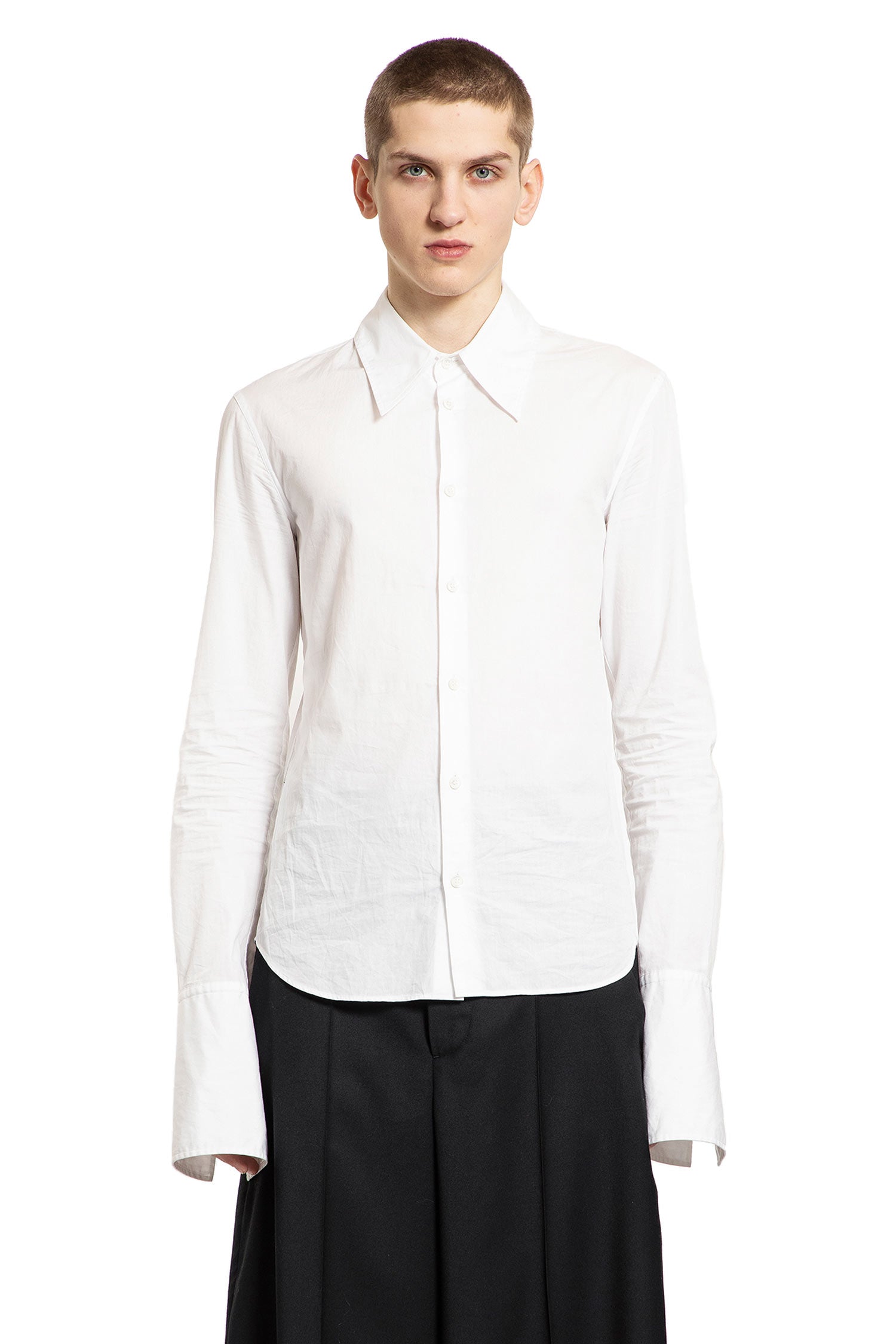 ANN DEMEULEMEESTER MAN WHITE SHIRTS