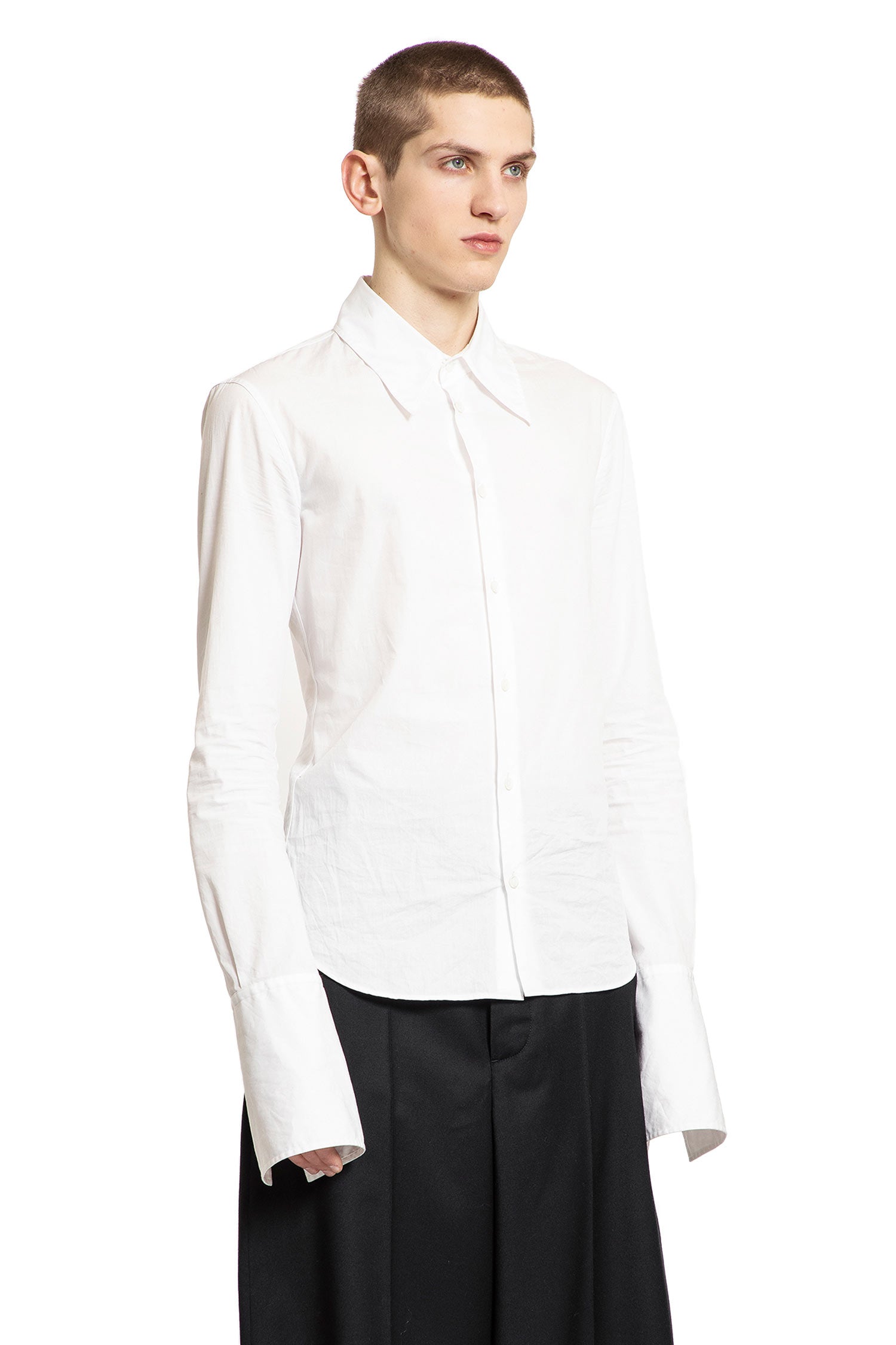 ANN DEMEULEMEESTER MAN WHITE SHIRTS