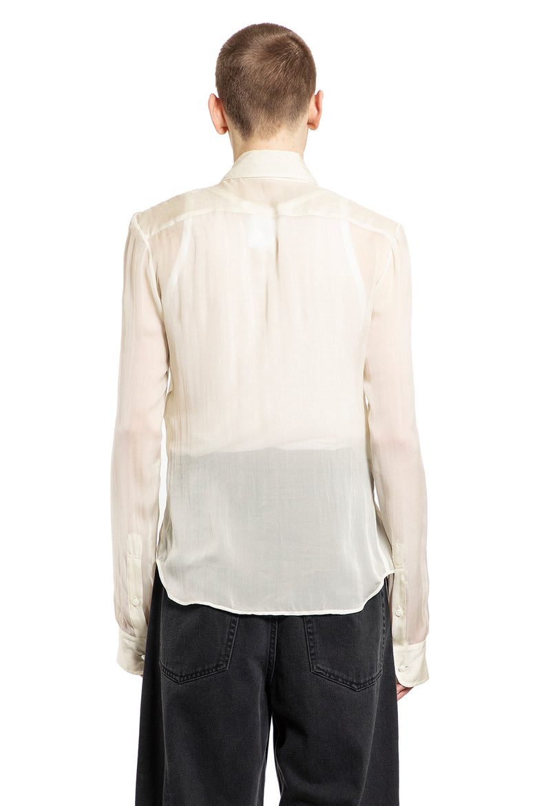 ANN DEMEULEMEESTER MAN BEIGE SHIRTS