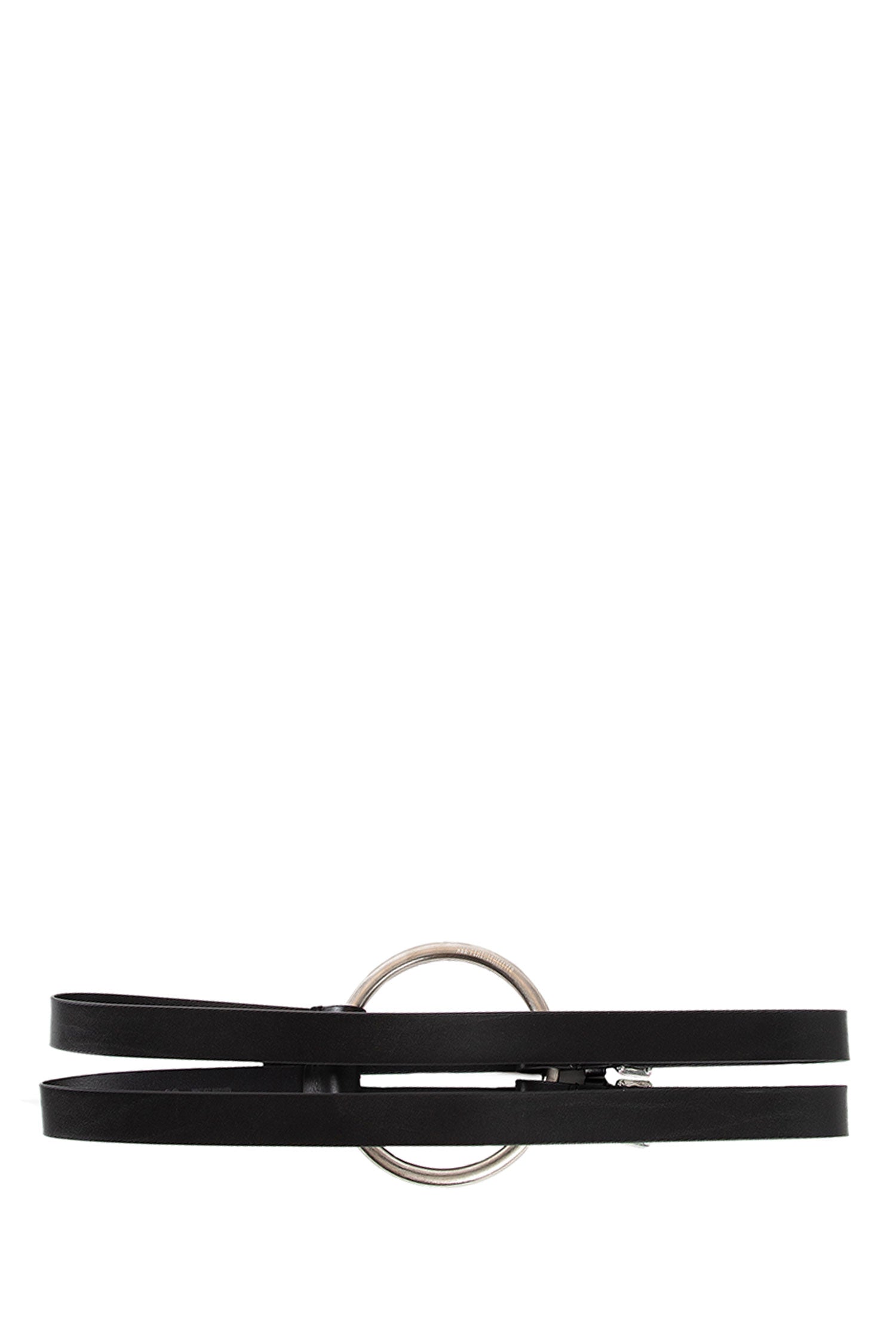 Bobby Double Belt in Oily Calfskin