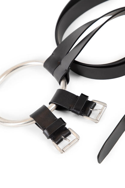 Bobby Double Belt in Oily Calfskin