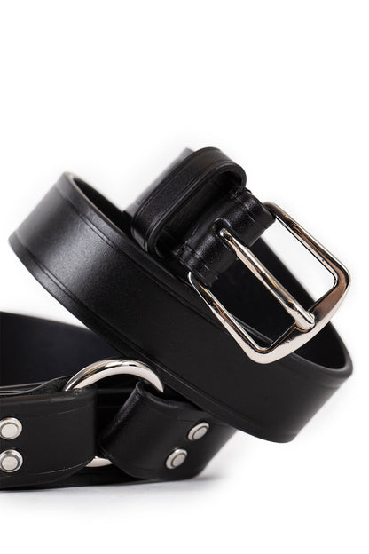 ANN DEMEULEMEESTER UNISEX BLACK BELTS