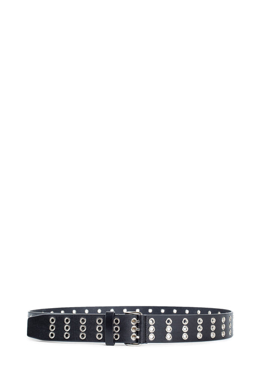 ANN DEMEULEMEESTER UNISEX BLACK BELTS