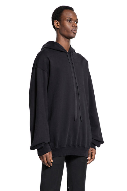 ANN DEMEULEMEESTER MAN BLACK SWEATSHIRTS